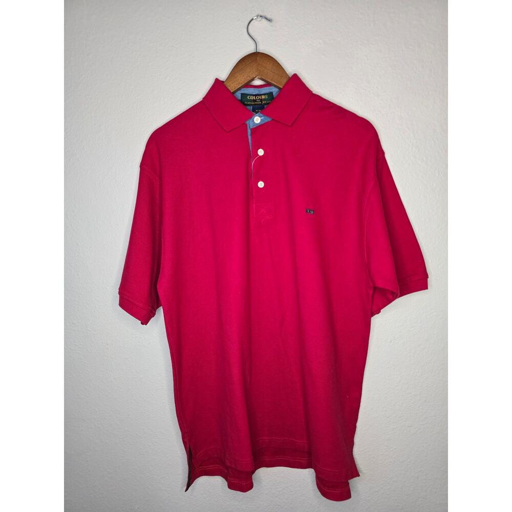 Golf Polo Mens Colours Medium Red Plain New Collared Shirt